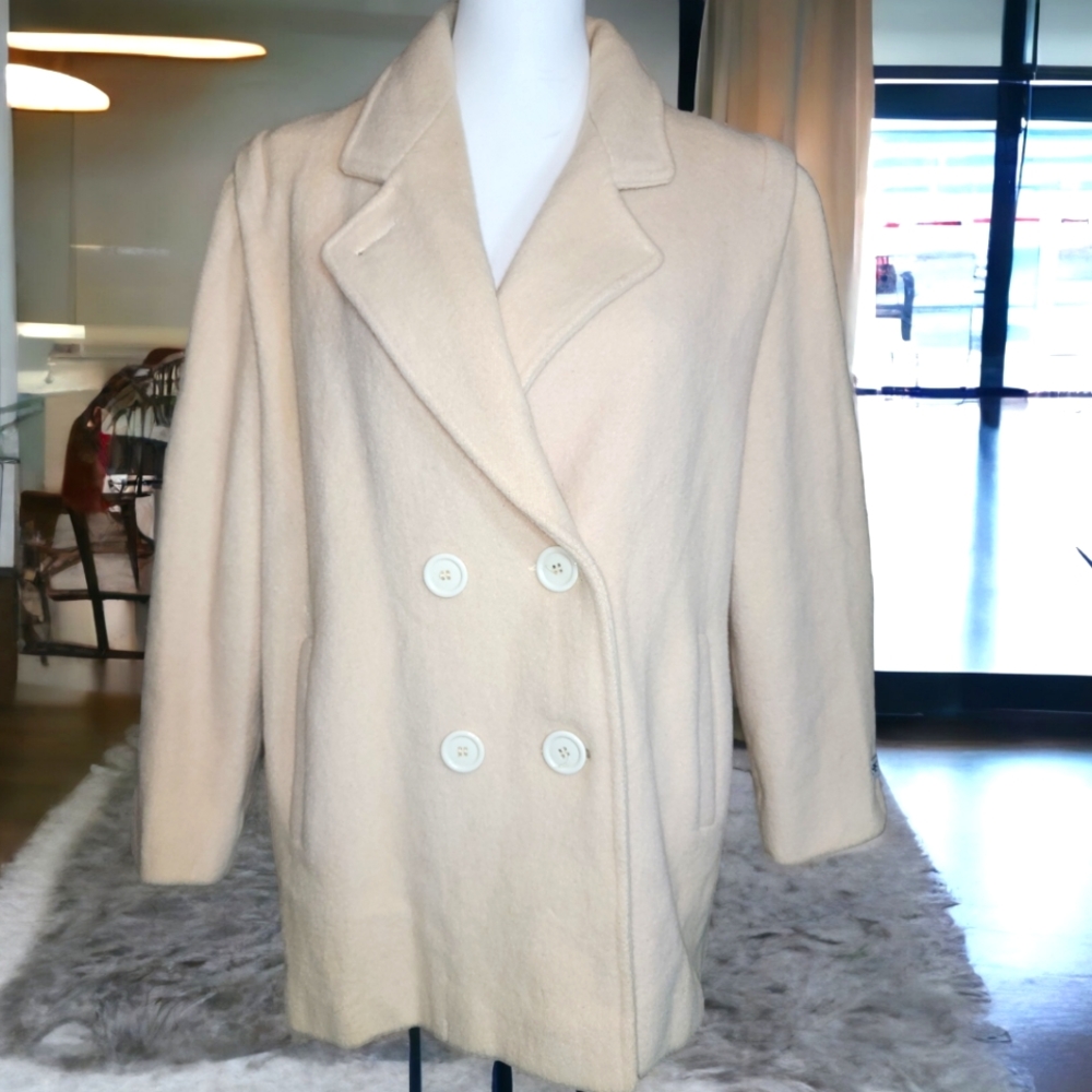 Vintage‎ - Herman Kay Petite Wool Peacoat - Size Large